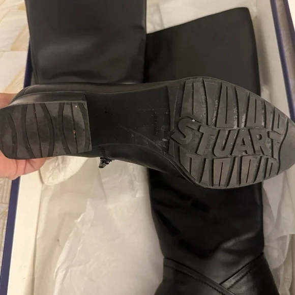 Stuart Weitzman | Black nappa boots - Picture 7 of 11